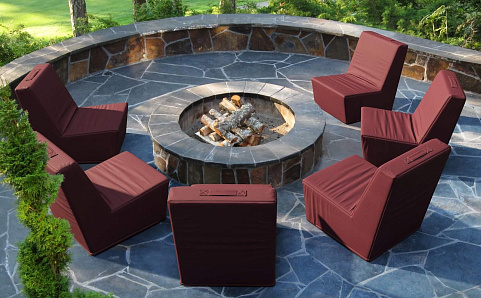 Бескаркасное и лаконичное кресло Дорф от Gliver